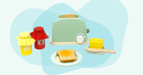 Little Wooden Toaster Set