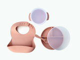 Silicon 4-Piece Suction Base Feeding Set