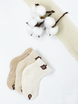 Organic Cotton Baby Socks- Three Pack