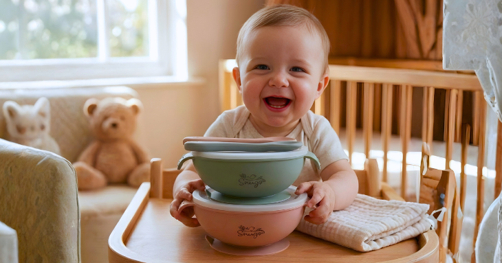Silicon Bowl with lid and spoon