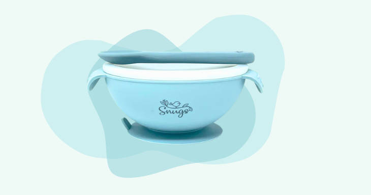 Silicon Bowl with lid and spoon