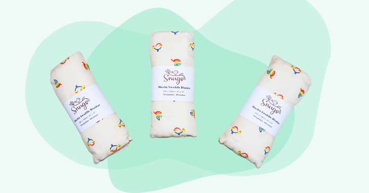 Super Soft Baby Muslin Swaddle