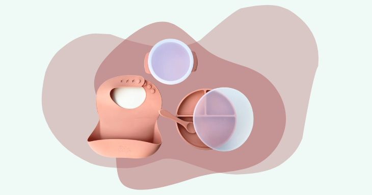 Silicon 4-Piece Suction Base Feeding Set