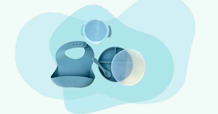 Silicon 4-Piece Suction Base Feeding Set