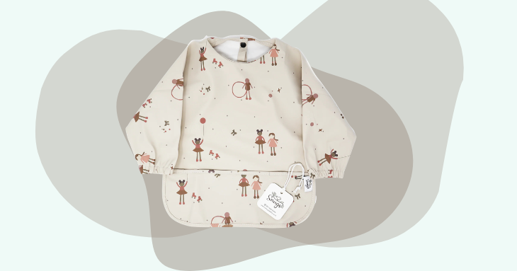Long Sleeve Waterproof Baby Bib