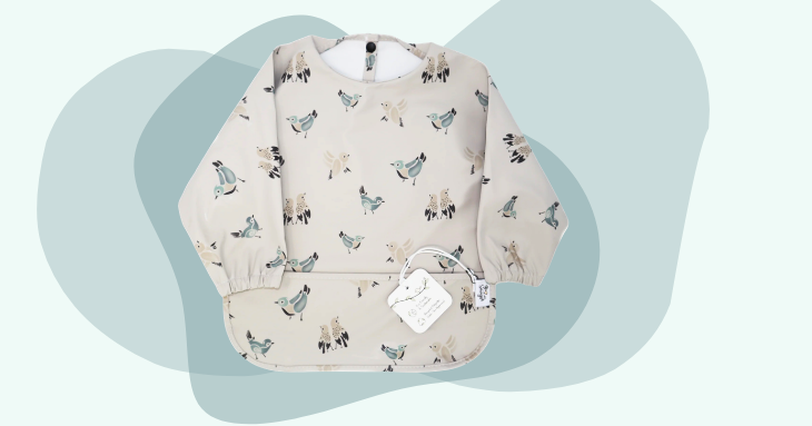 Long Sleeve Waterproof Baby Bib