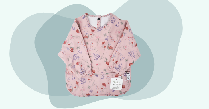 Long Sleeve Waterproof Baby Bib