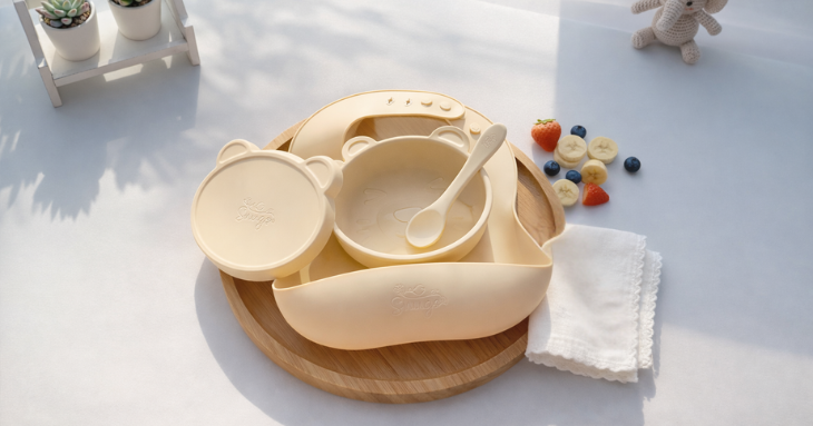 Bowl, Bib and Spoon Weaning Set