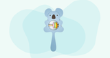 Koala Baby Silicon Teether Rattle