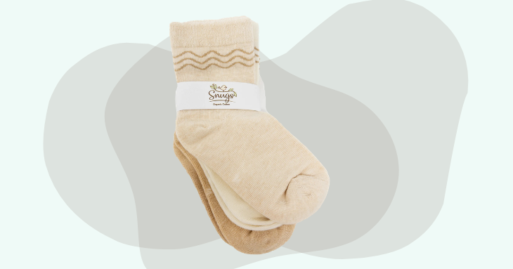 Organic Cotton Baby Socks- Three Pack