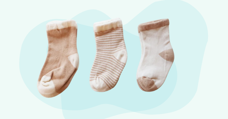 Organic Cotton Baby Socks- Three Pack