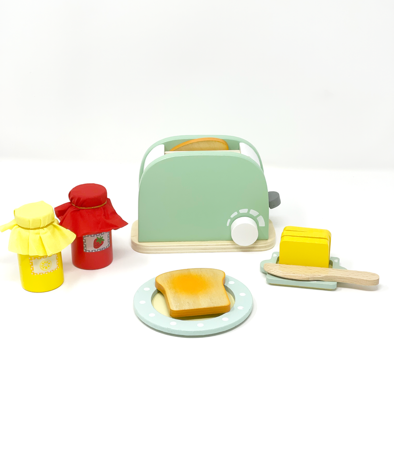 Little Wooden Toaster Set